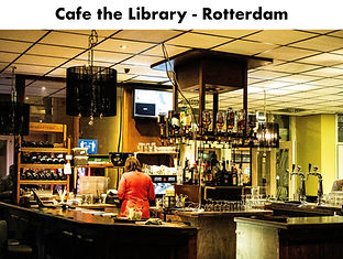 Café the Library - Logo - Rotterdam - Davide Romeo