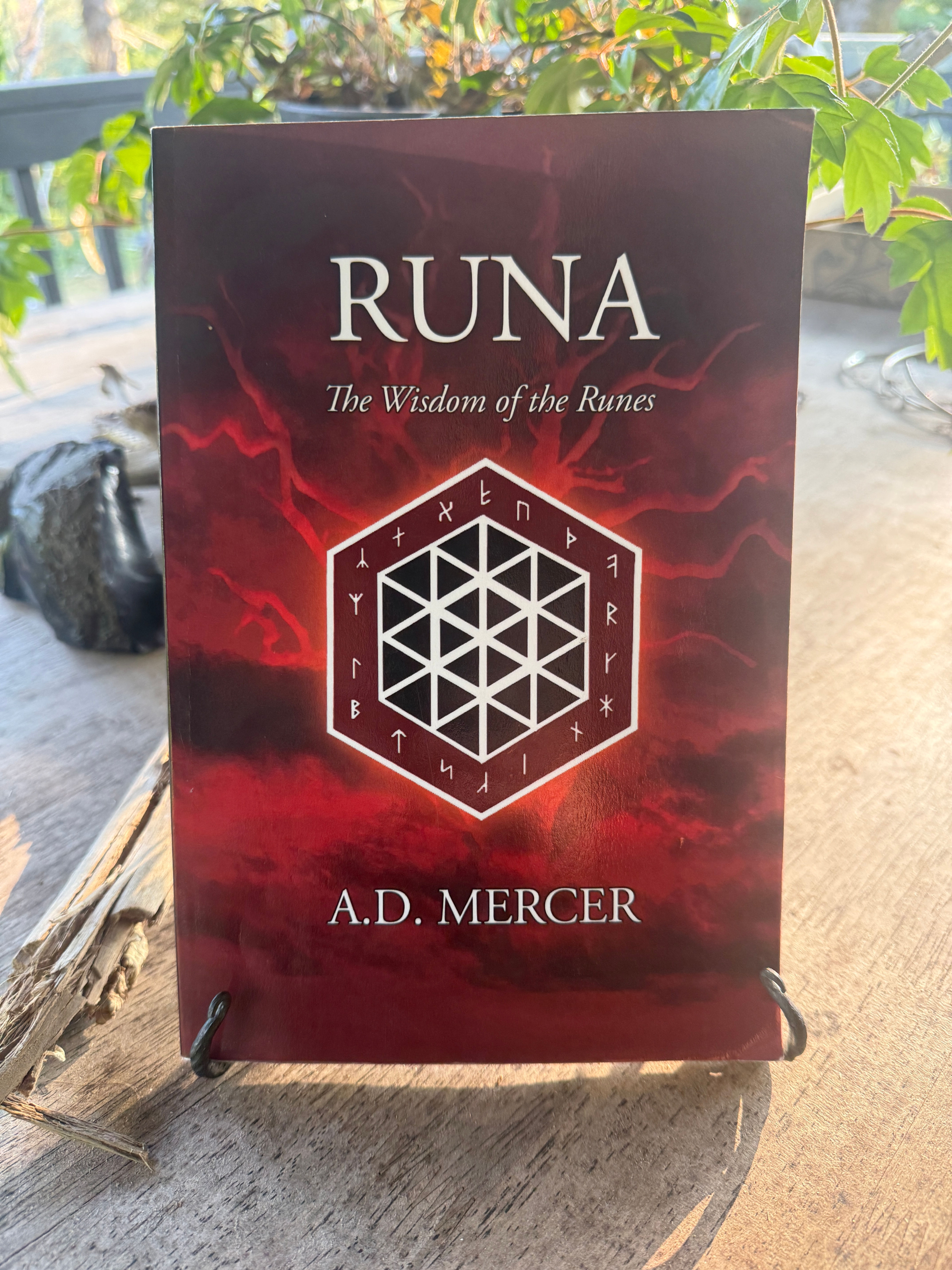 RUNA - The Wisdom of the Runes (Armanen) -Book by A.D. Mercer