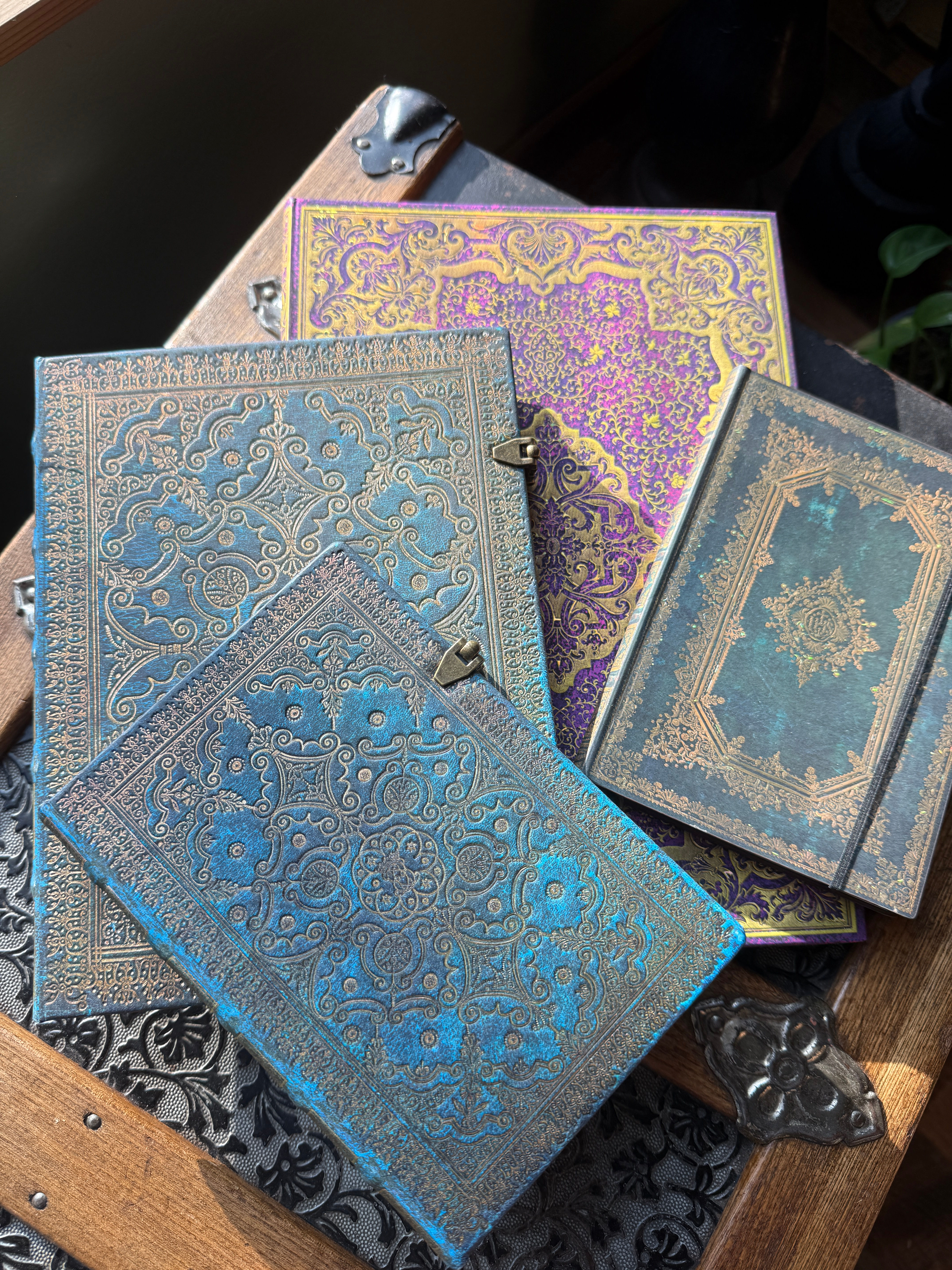 Gold Majestic Fillagree Journals ~Hard Cover & Soft Cover