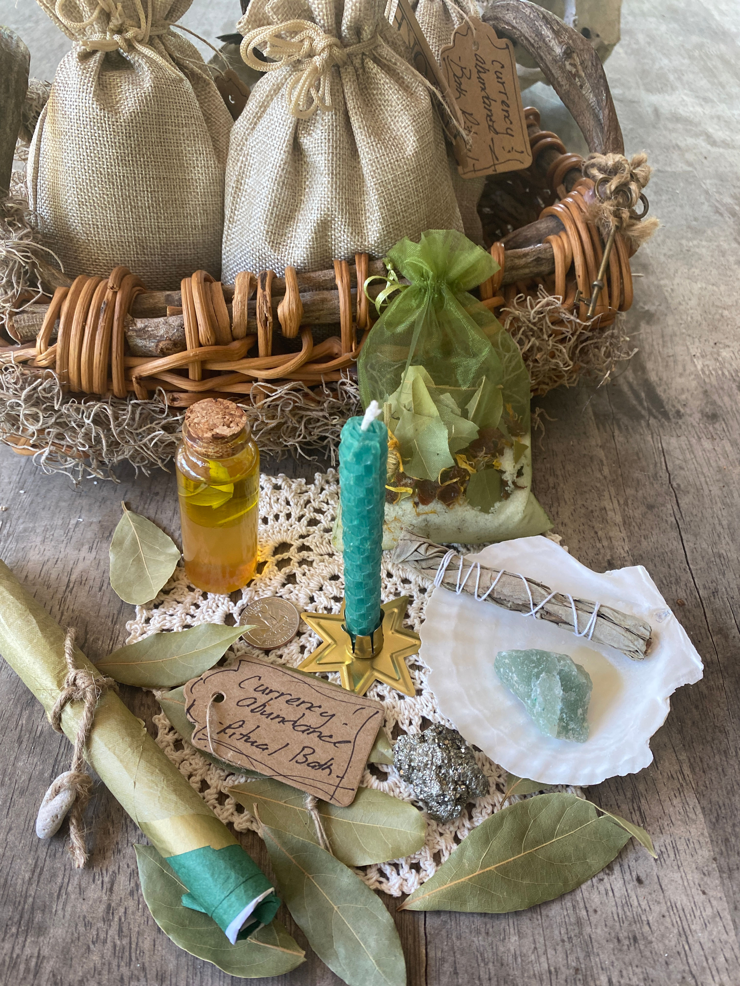 $ Currency & Abundance Bath Ritual -crafted by INVOKE