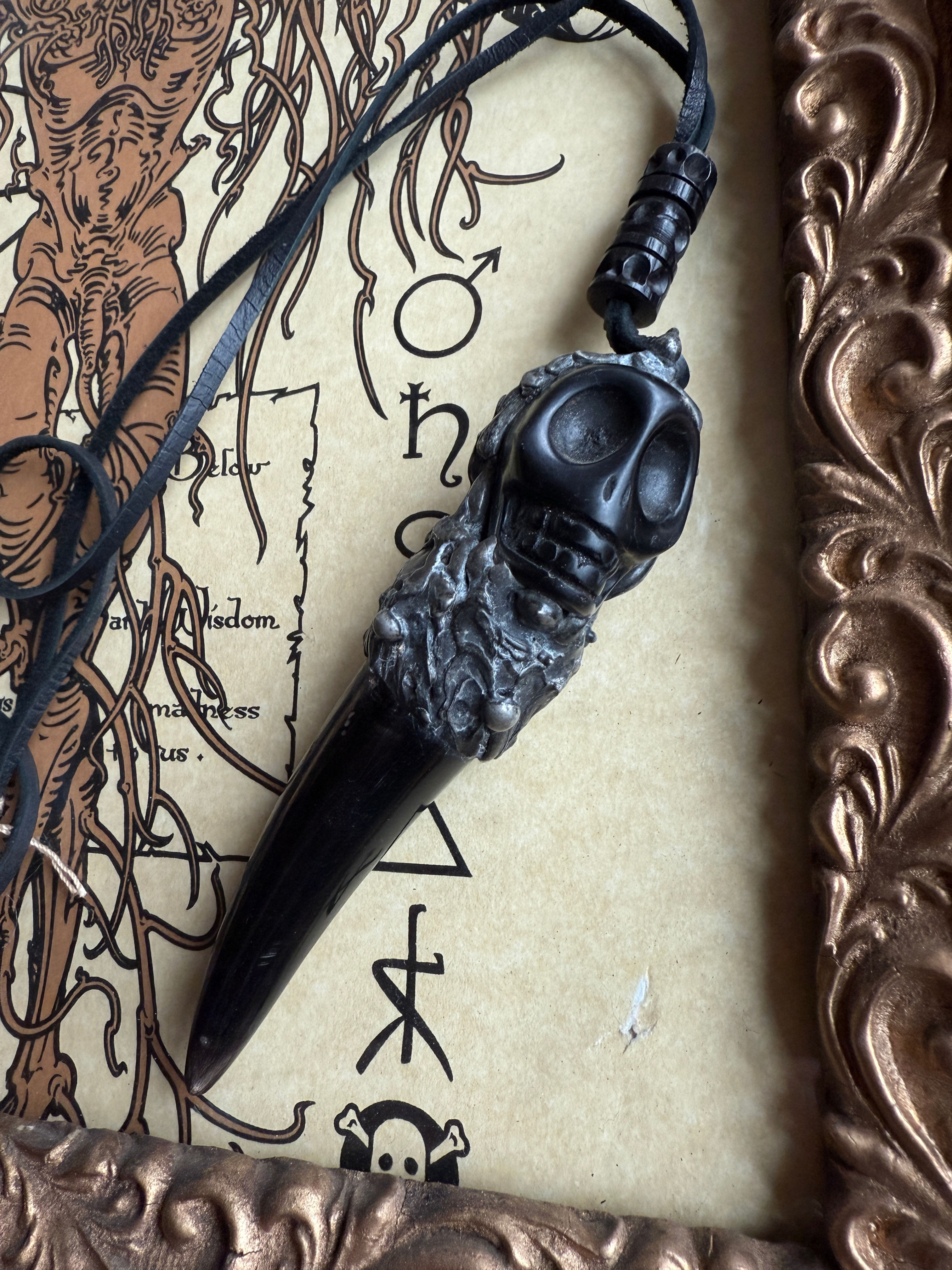 Skull & Bone ~Hand Soldered Necklace