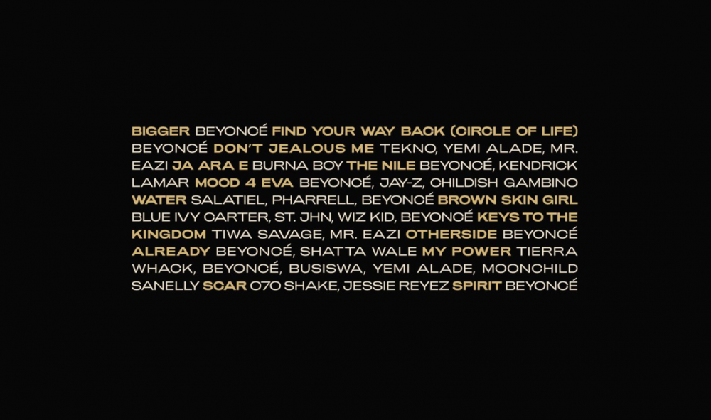 Credit: beyonce.com