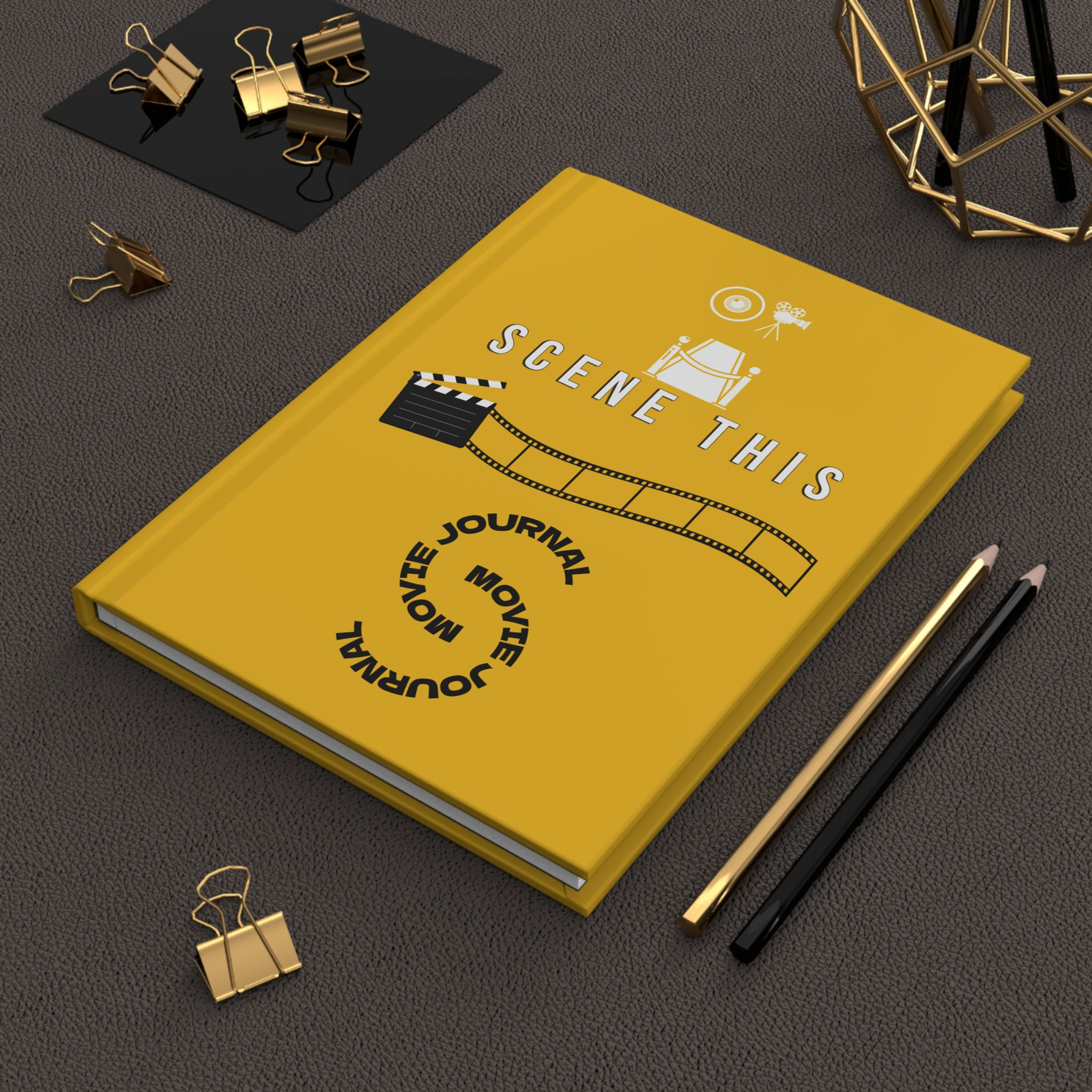 Scene This Movie Journal — Hardcover Filmmaker Notebook for Film Lovers