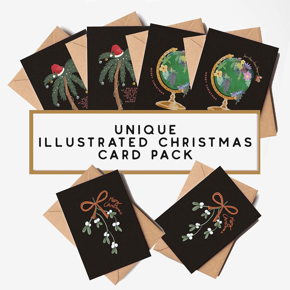 The Favourites Christmas Card Pack - 6, 12 or 24 Pack
