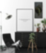 Home art gallery wall with This Wild Soul original art and art prints of Oscar Wild Quote "With Freedom Flowers Books and The Moon, Who Could Not Be Happy"