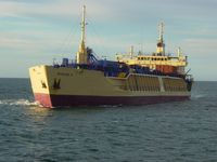MV accolade II inco ships transshipment bow 