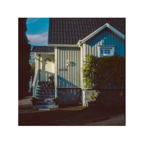 Kodak Ektachrome - 6x6 - Autumn in a Swedish neighbourhood