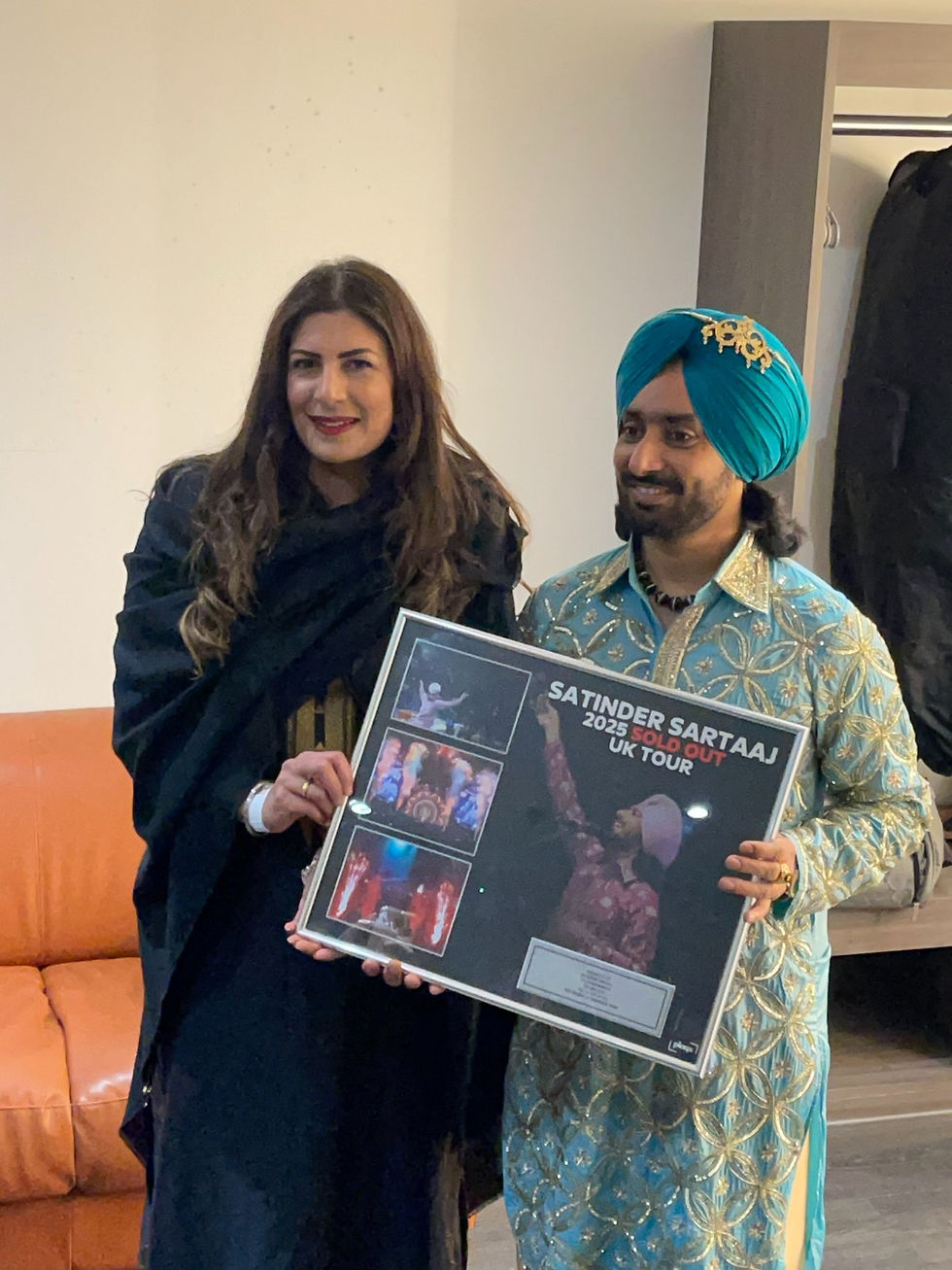 With singer, songwriter, actor and poet, Satinder Sartaaj