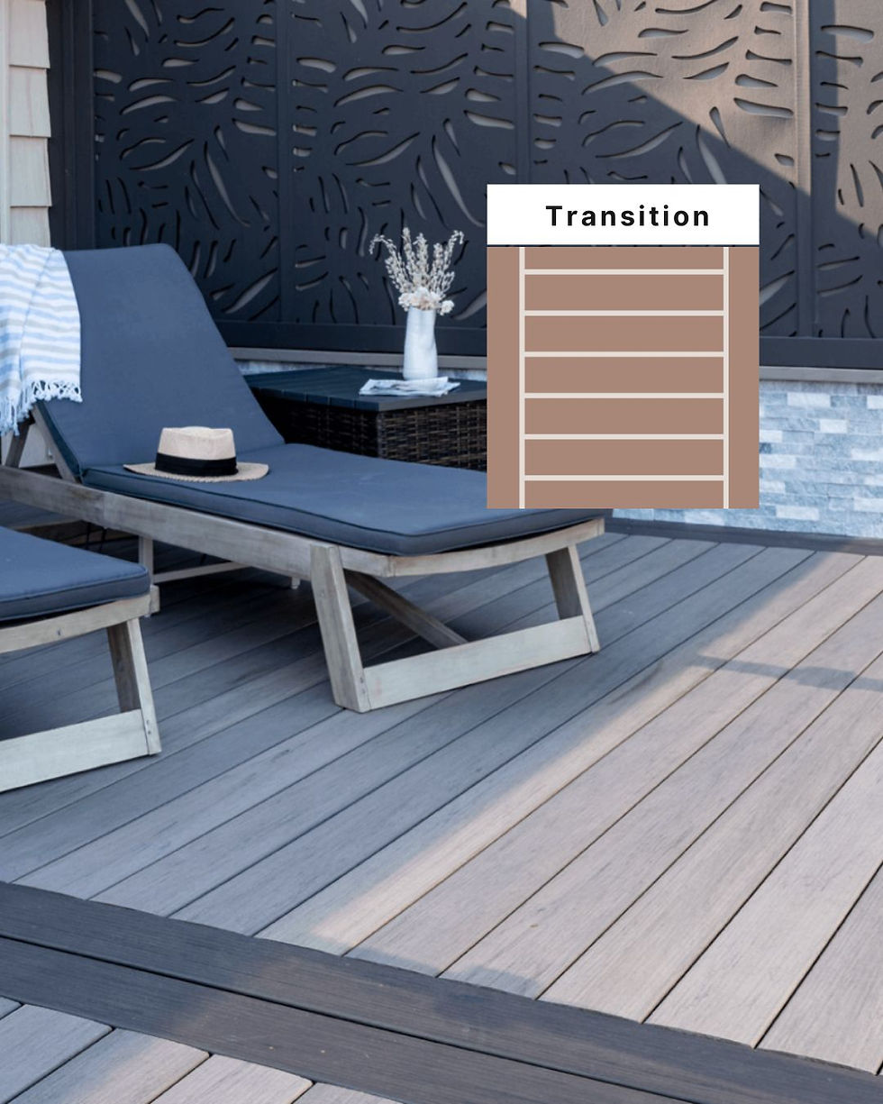 TimberTech Transition Board Deck Pattern