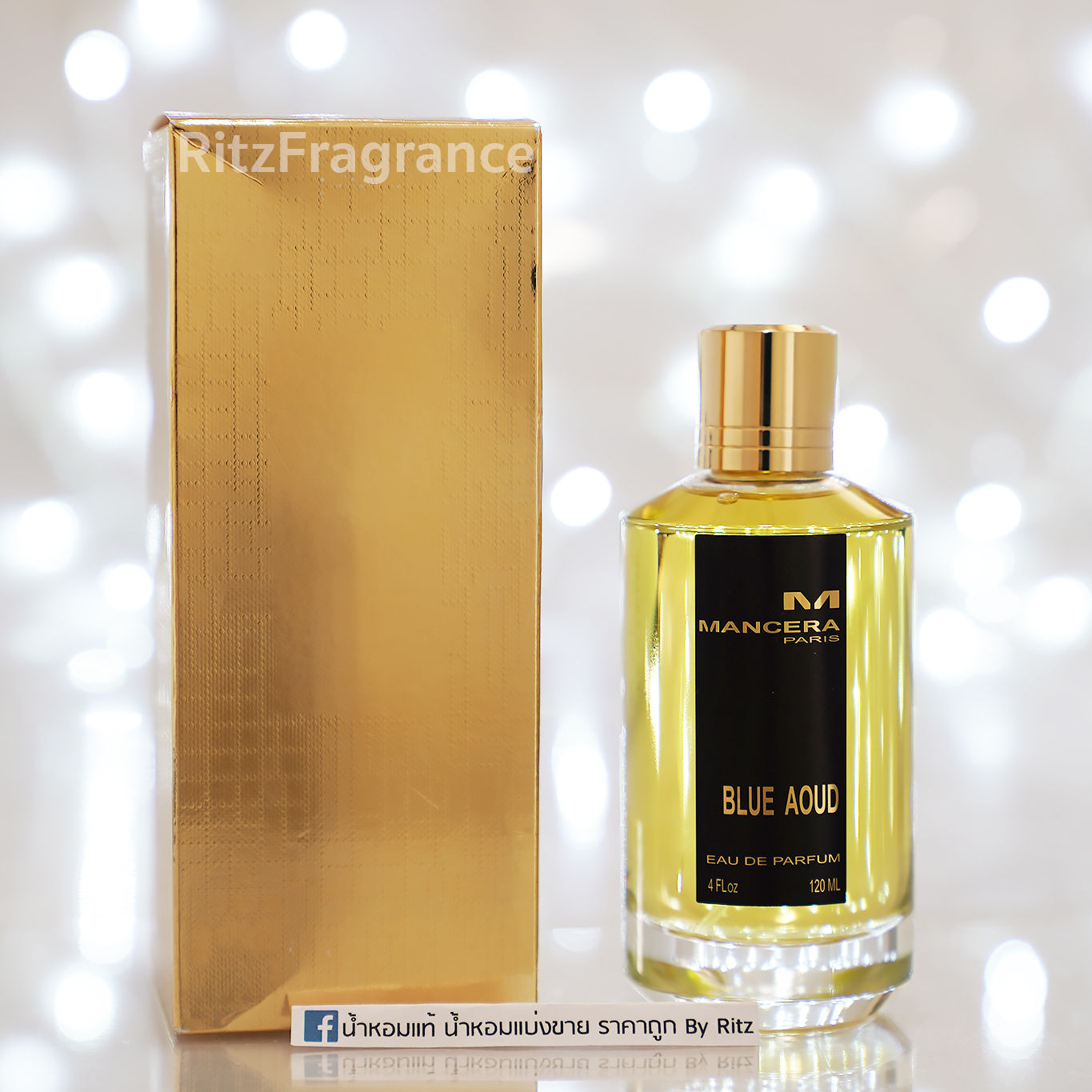 [Tester] Mancera : Blue Aoud Eau de Parfum 120ml (With Box)