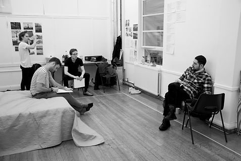 In rehearsals (Photo by Oli Sones)