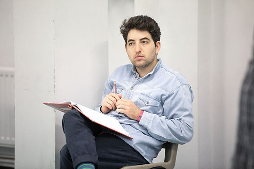 Alexander Lass in rehearsals for Ages of