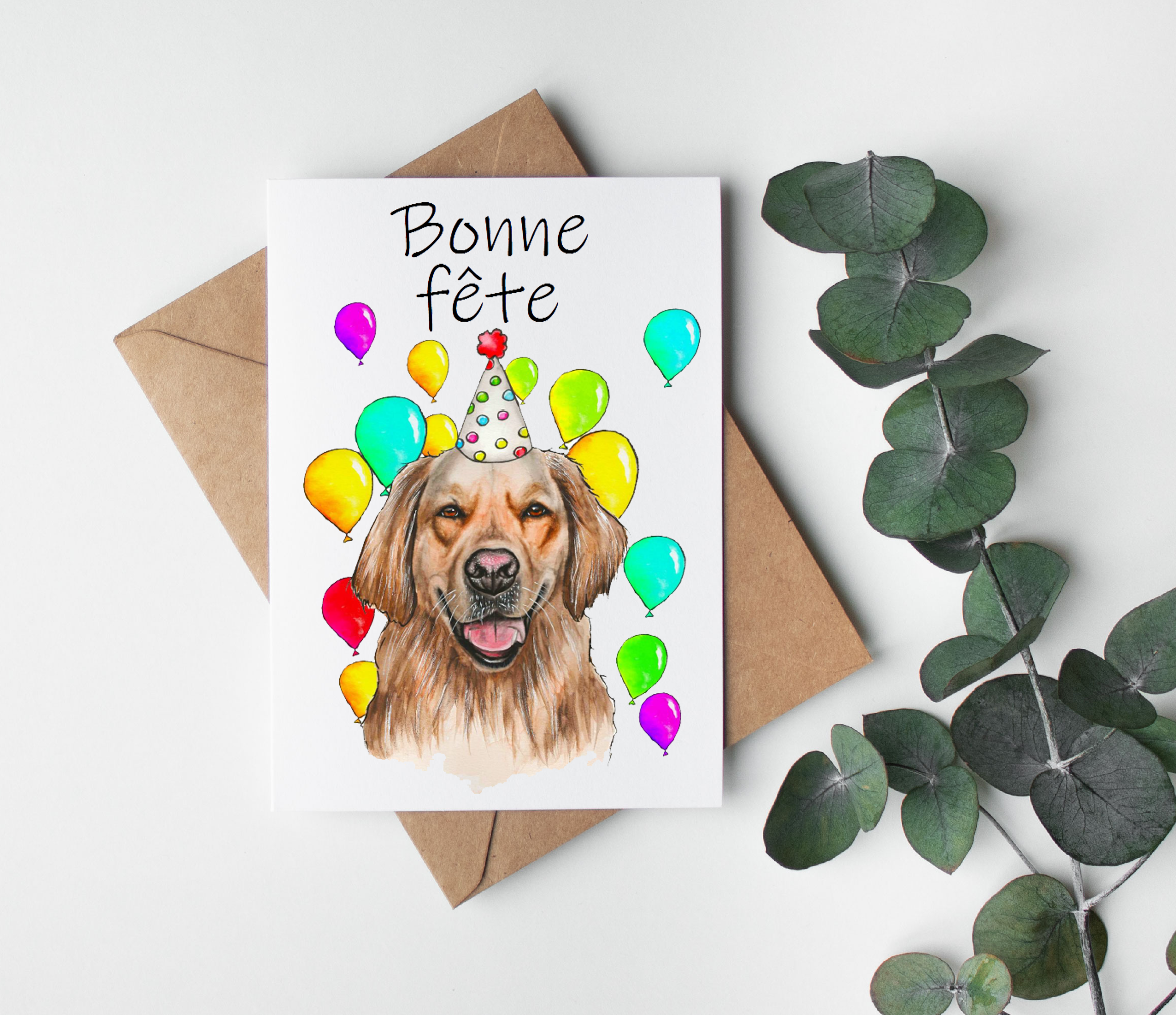 Carte Golden Retriever