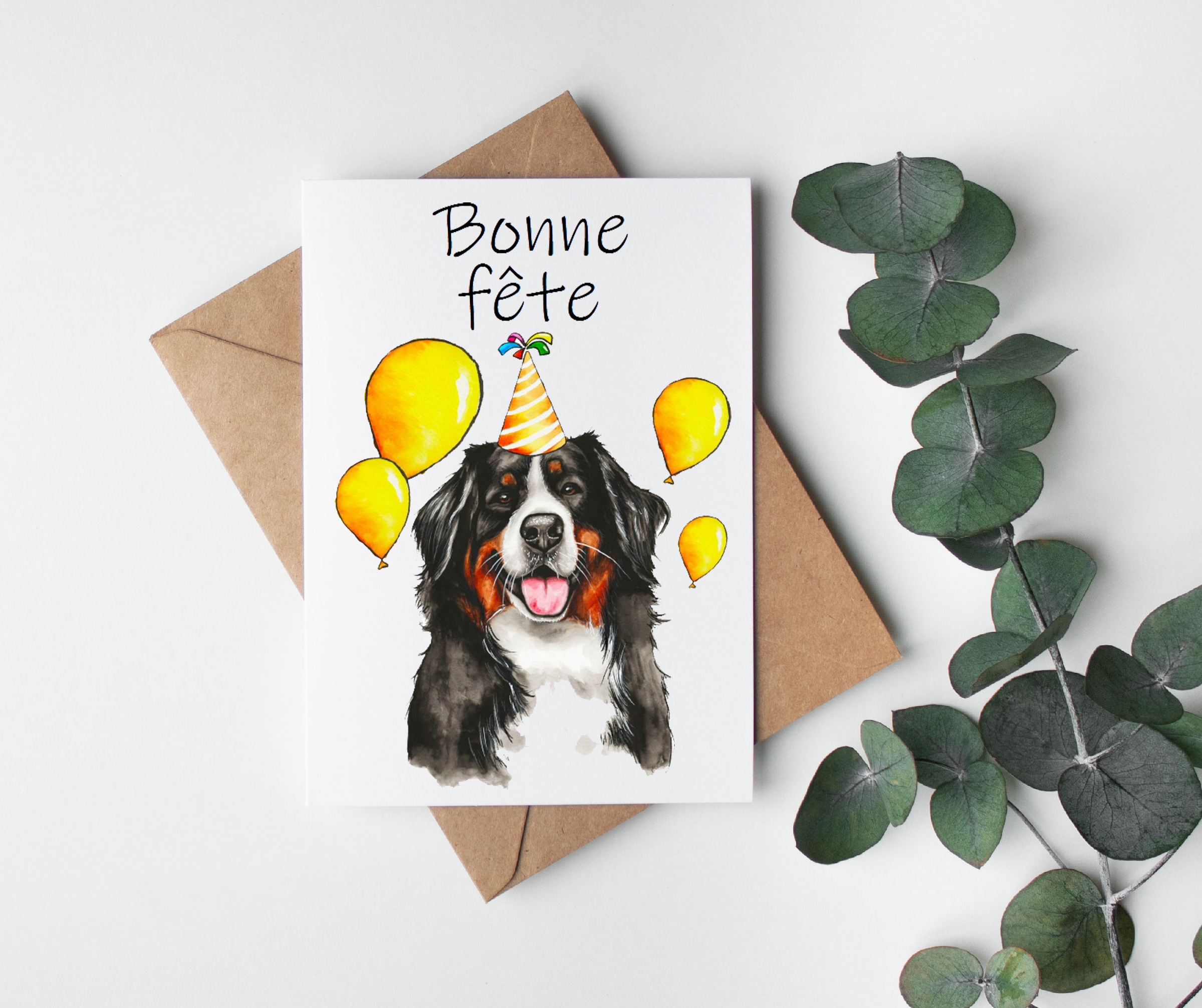 Carte Bouvier Bernois