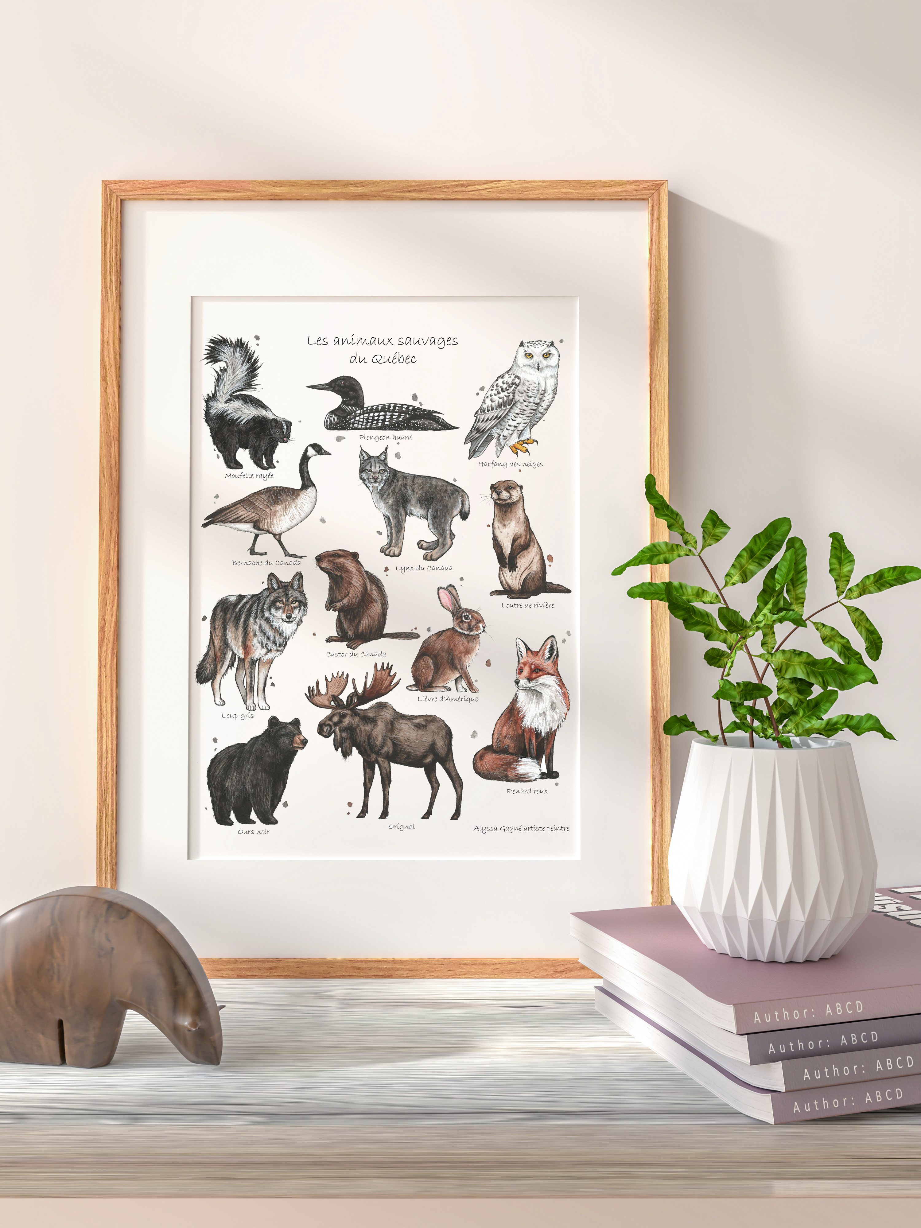 Affiche Animaux Sauvages