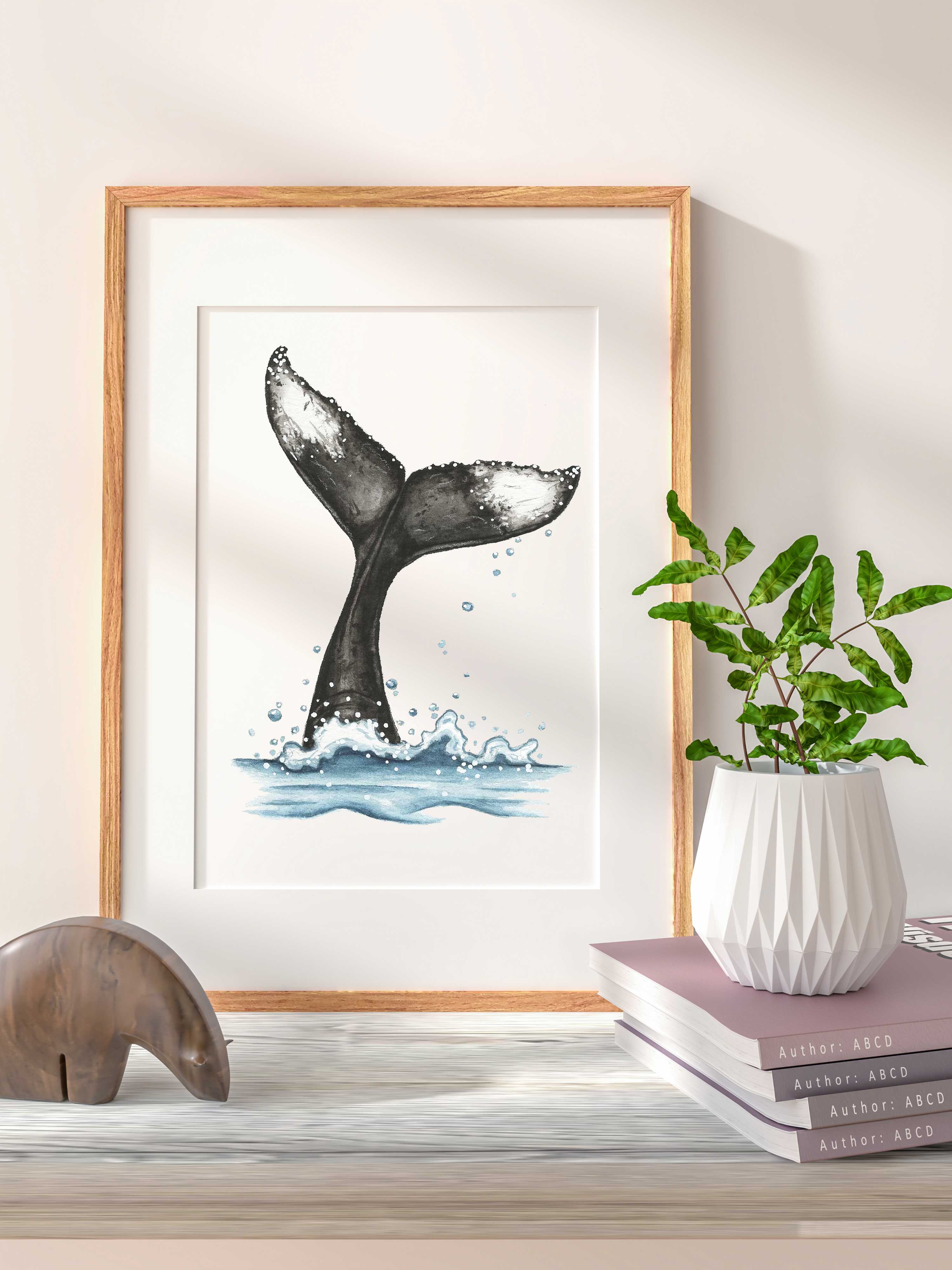 Affiche queue de baleine