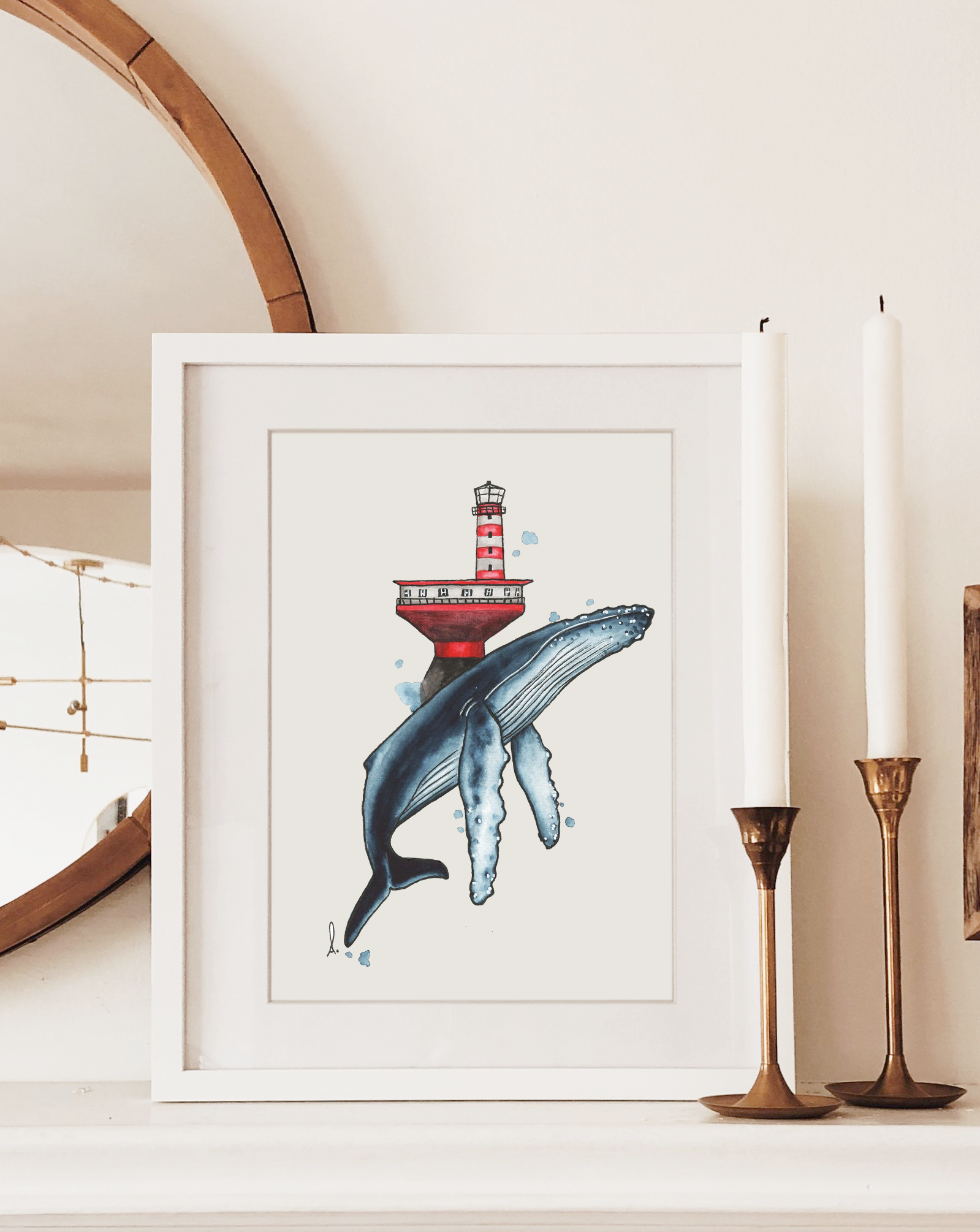 Affiche Baleine et le Haut-Fond-Prince