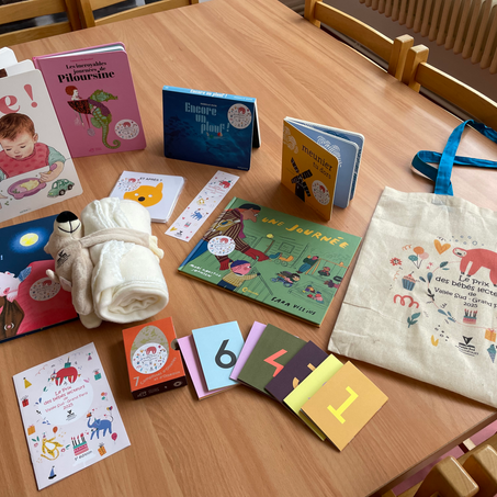 La sélection du Prix des Bébés Lecteurs à l'Heure du conte