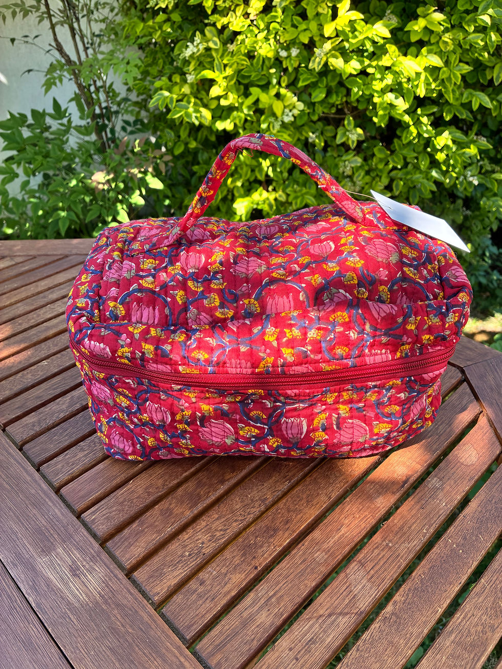 Miniature : Trousse vanity en coton