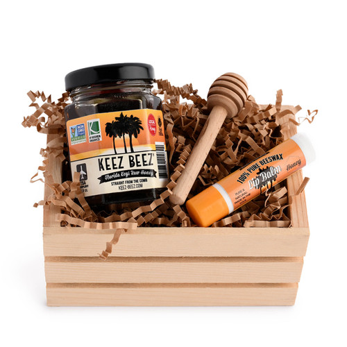 Christmas Honey + Mini Honey Dipper Gift Box | KEEZ BEEZ