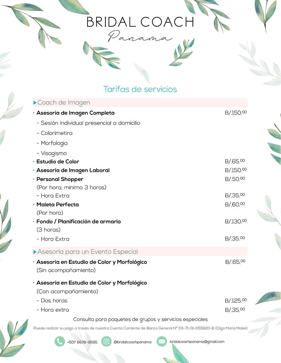 Bridal-Coach-Panama-tarifas