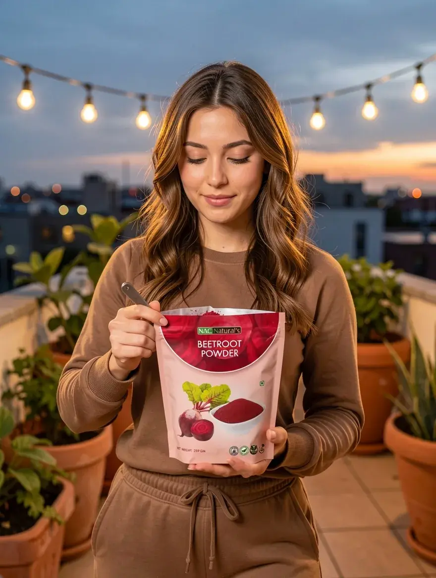 Thumbnail: NAC Natural’s Premium Beetroot Powder for Natural Glow and Pimple free skin
