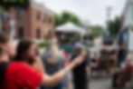 Acadia University welcome party in Wolfville