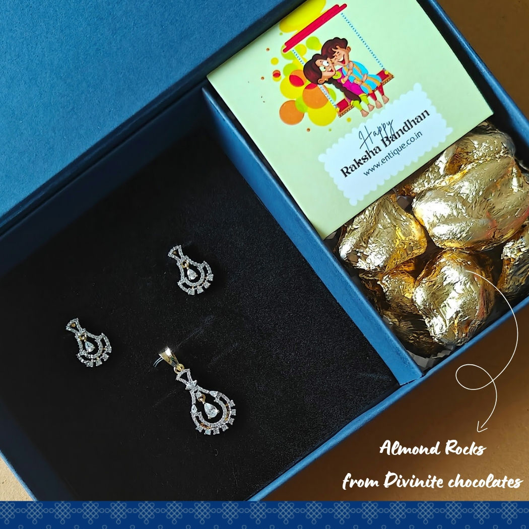Cute drop pendant set Gift hamper 
