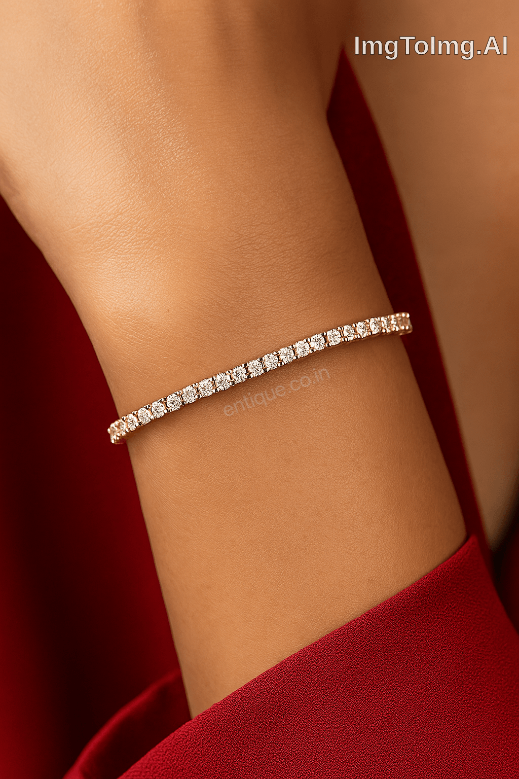 Solitaire Tennis Bracelet