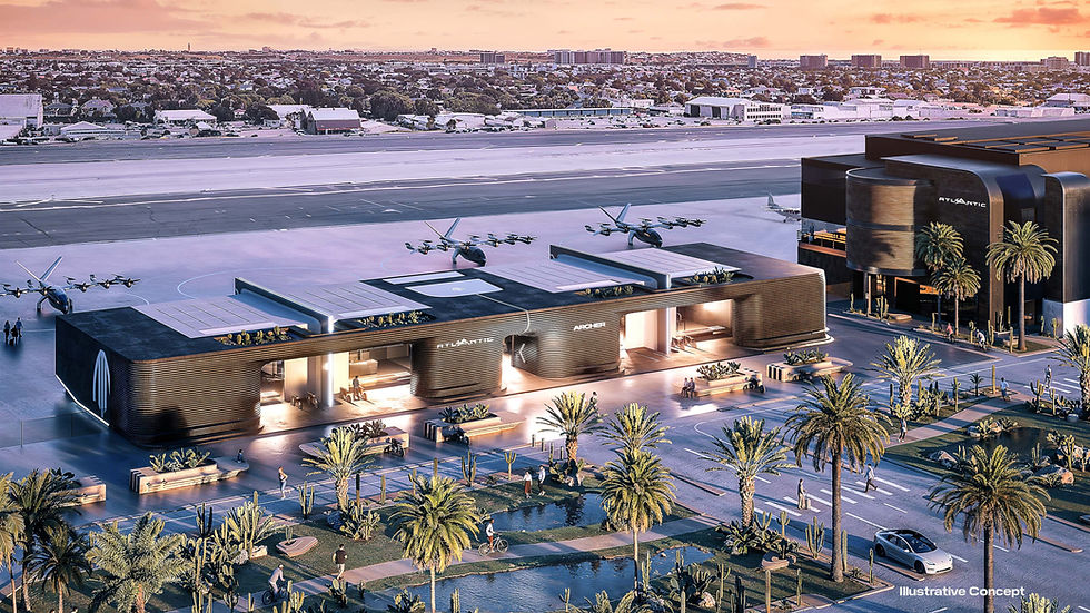 High-Performance, Energy-Efficient Vertiport Concepts