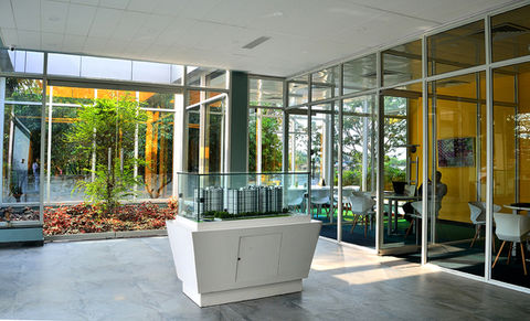 green architecture ,tropical design