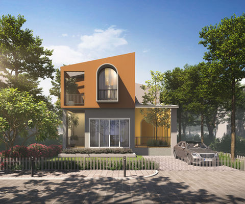Bunglows, luxury homes.