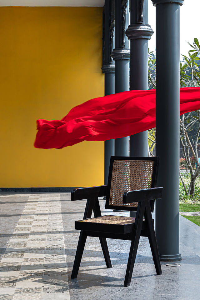 innovative architecture with cast iron work designed by square in kolkata