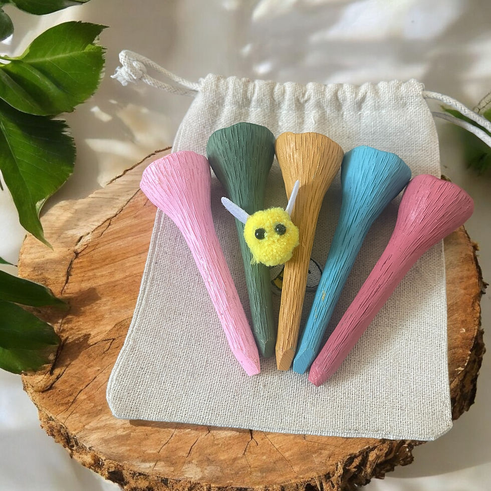 Drawstring bag of 5 multicoloured Bumblecups