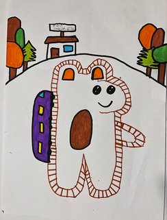 No five of the top ten drawings from pupils