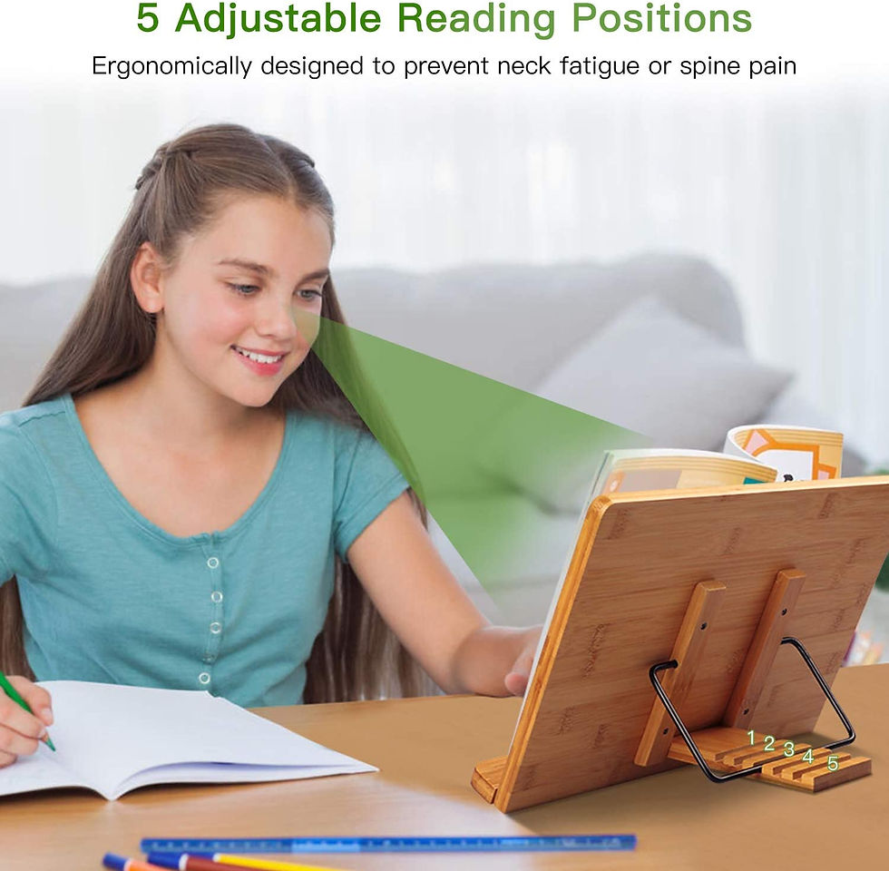 Miniatura: Base soporte de bambu para Laptops y libros