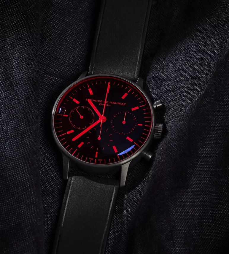 Maurice de Mauriac L3 SEES RED CHRONO LIMITED EDITION 100