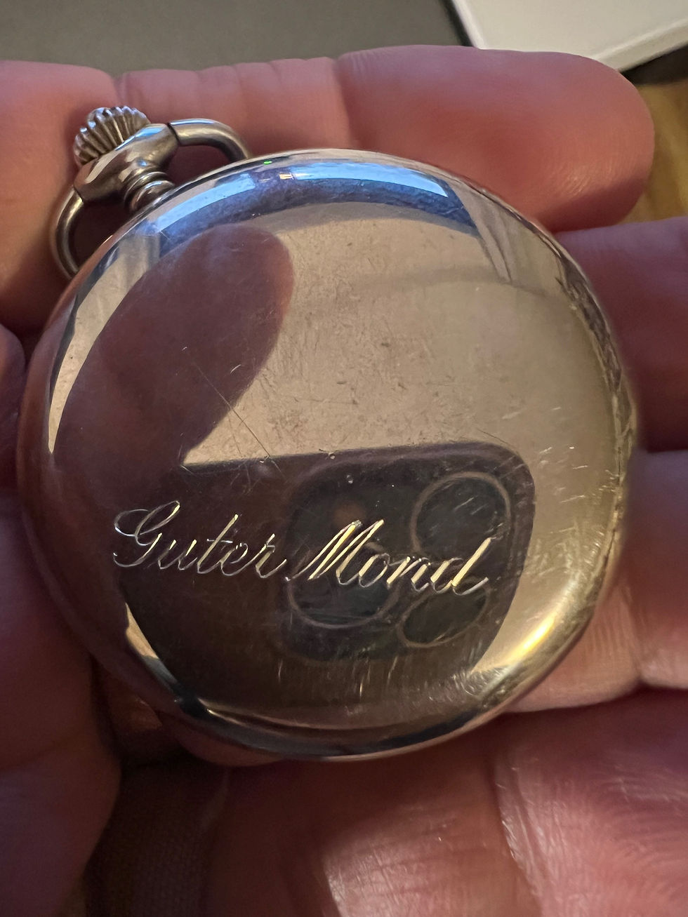 Miniaturbild: Aerowatch Taschenuhr Handaufzug 925 Sterling Silber