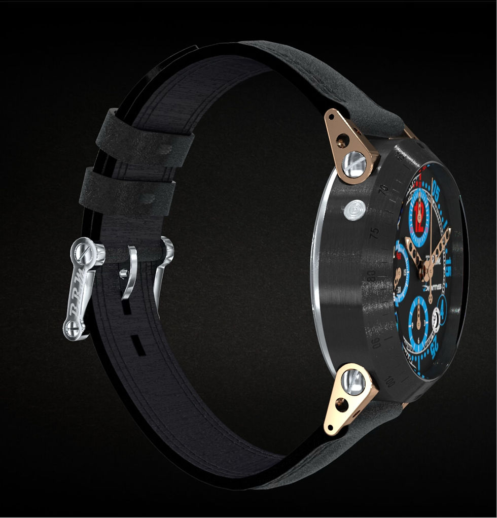 Miniaturbild: B.R.M GP-40 DAMS LUCAS OIL Racing Chronograph Stahl/Bronze