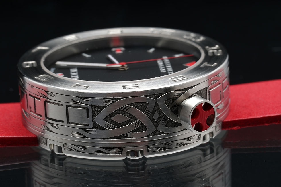 Miniaturbild: Meccanica Grezza MG01-Celtic F.Salvadori engraved Case