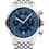 Miniaturbild: Atlantic Worldmaster Bicompax Dual Color auf Metallarmband optional in blau oder