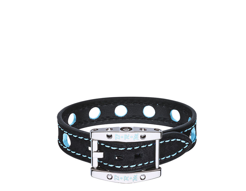 Speed ​​BRM Armband Titan & blauer Lack 290c