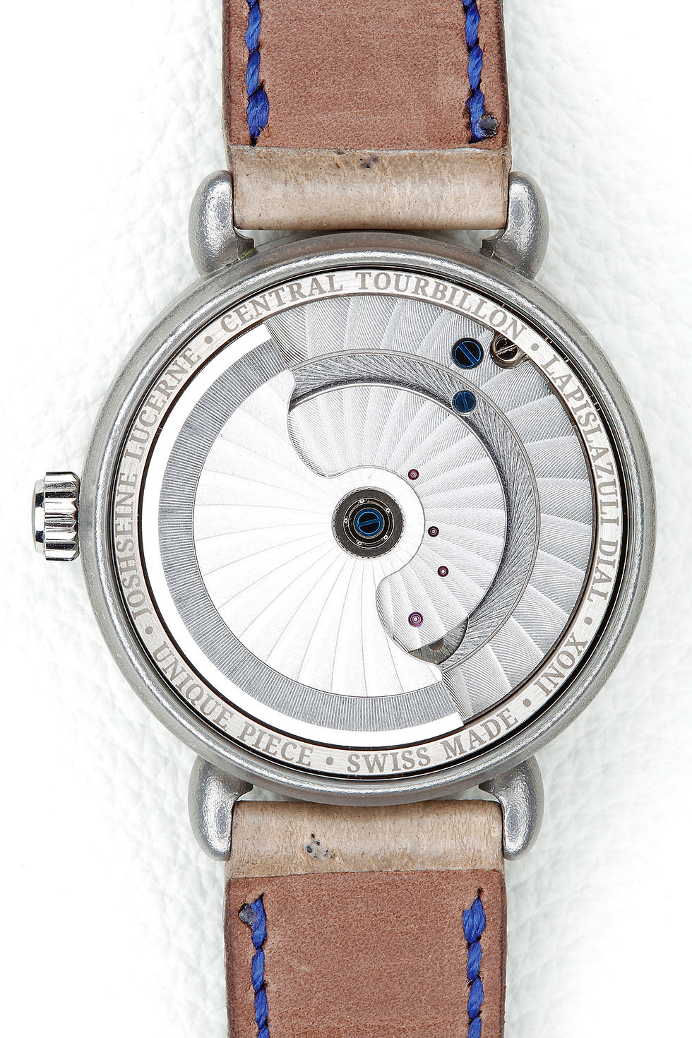 Miniaturbild: JoshSeine Luzern Zentral-Tourbillon Lapis Lazuli Unique Piece