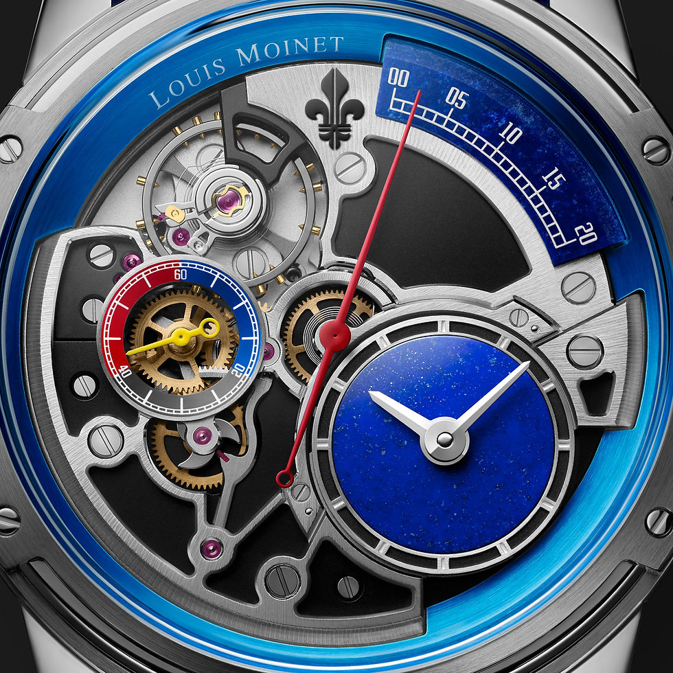 Miniaturbild: Louis Moinet Tempograph NEO Onyx optional Lapis Lazuli blue