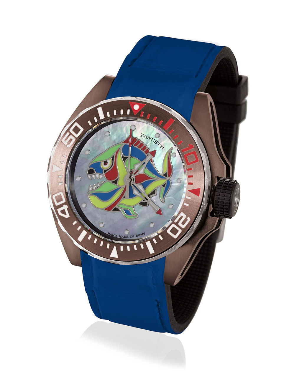 Miniaturbild: Zannetti Scuba Art Piranha Mid-Size Multicolor 2 verschiedene Zifferblätter zur