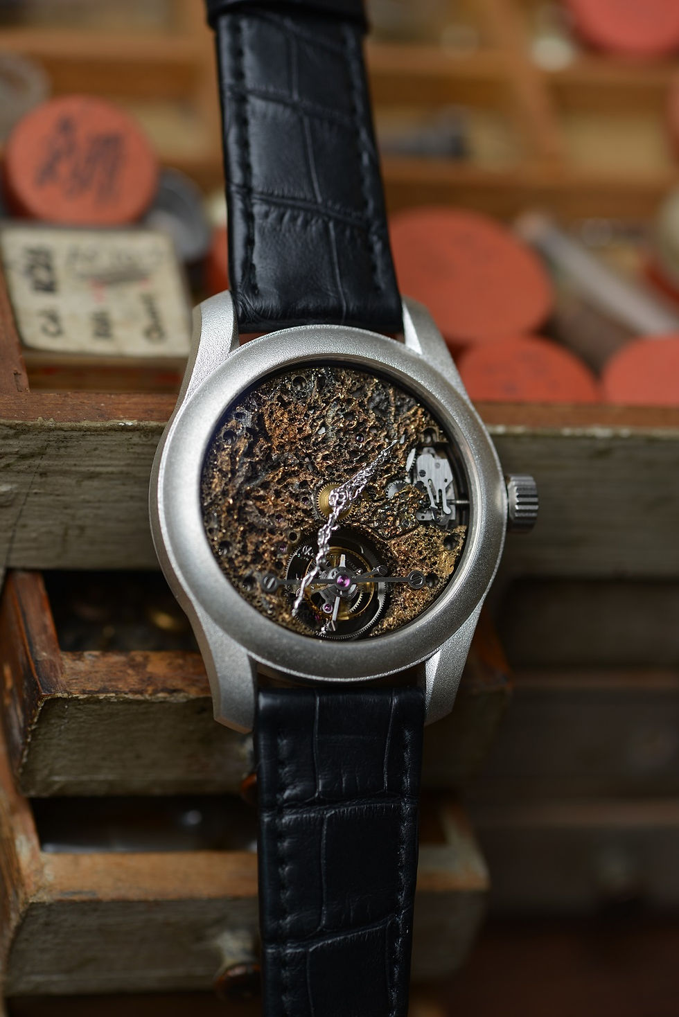 Miniaturbild: Kees Engelbarts Argentium Laser Tourbillon Piece Unique