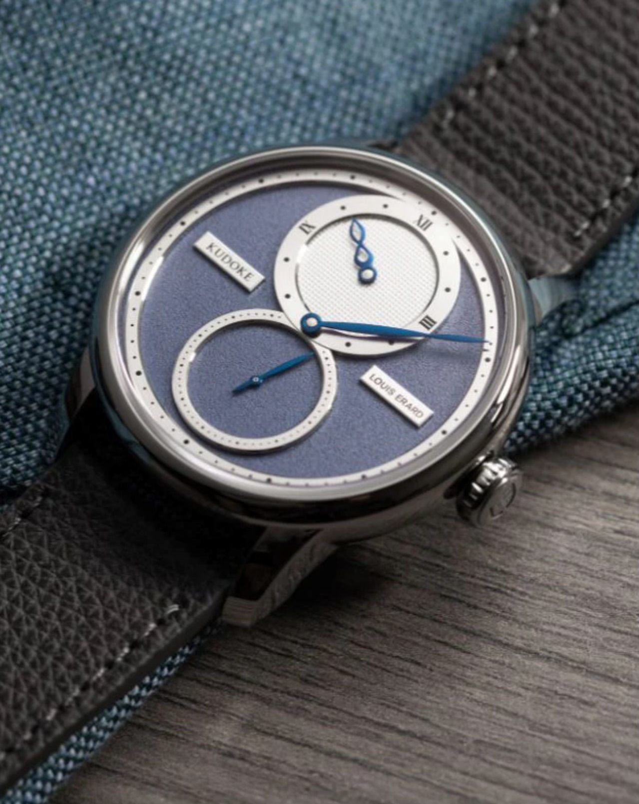 Louis Erard LE RÉGULATEUR LOUIS ERARD X KUDOKE optional in 3 colors limited