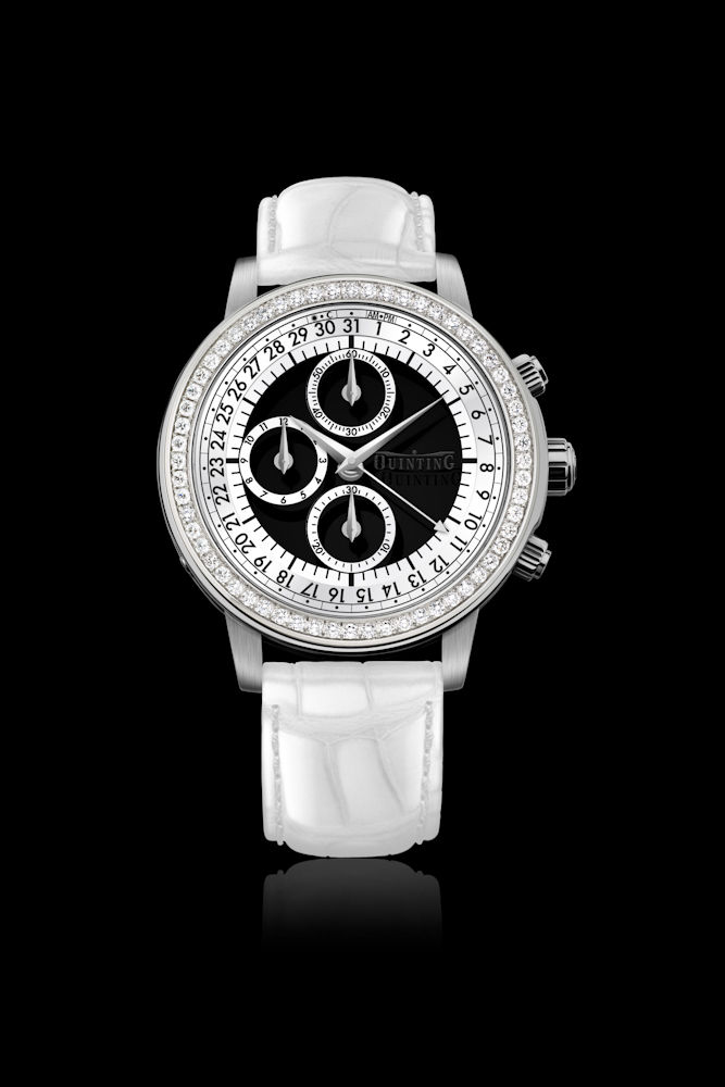 Miniaturbild: Quinting Mysterious Chronogr. 6 Optionen 60 Dia. 1.38 ct TW/ VVS