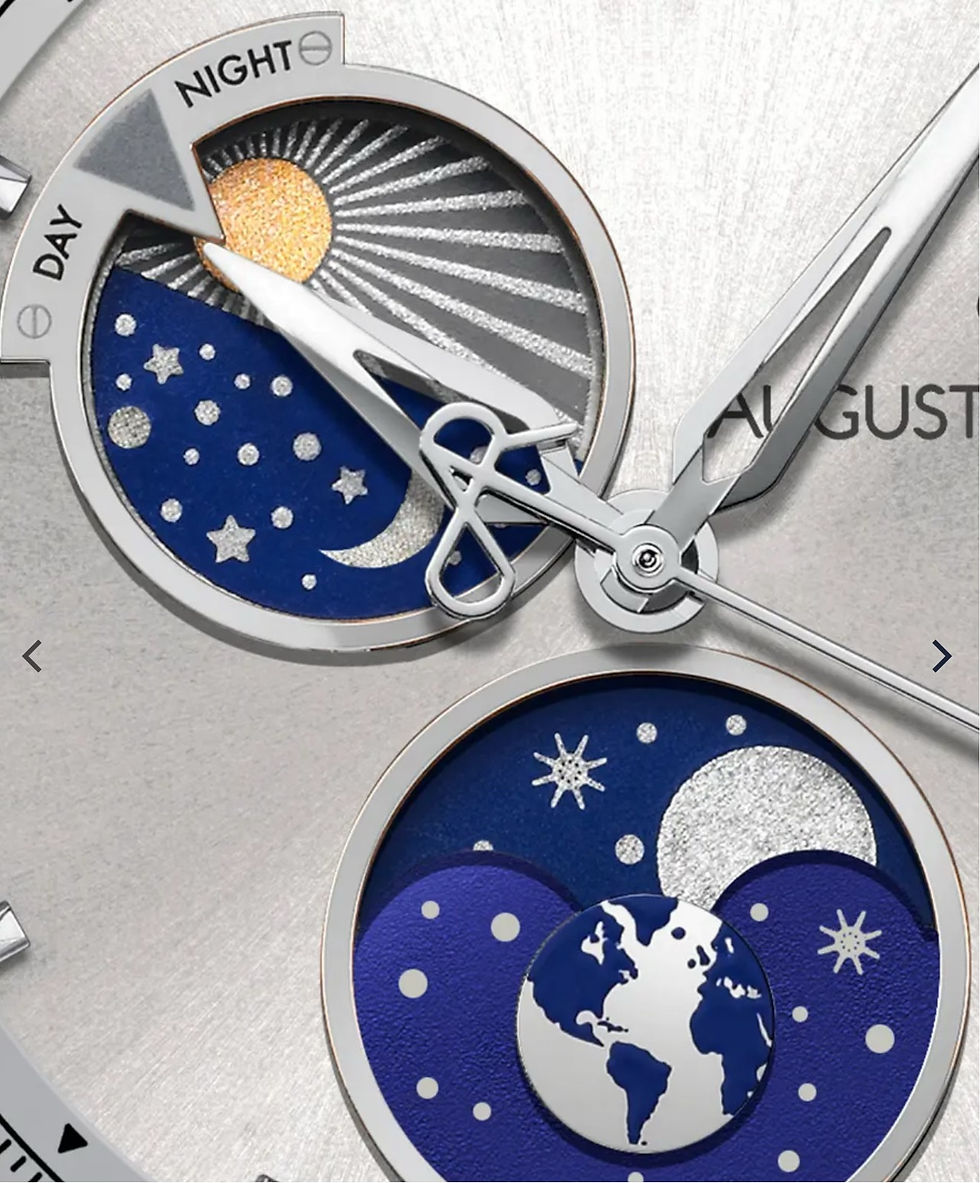 Miniaturbild: Auguste Reymond UNITY DAY & NIGHT Silber Optional: 4 different straps possible