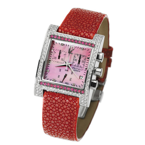 Pilo Co Diamond Illusione Options, pink, green, blue, yellow